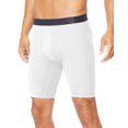 thumbnail image 1 of Hanes Mens Sport Performance Compression Shorts, S, True White/Ebony, 1 of 2