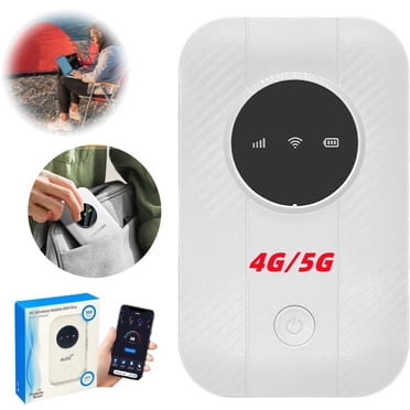 KEINXS Wi-Fi de Poche 2 Pcs Hotspot Mobile Wi-Fi Gratuit Partout Hot Spot Wi-Fi Portable Hotspot Wi-Fi pour Voyage Lien 4G/5G Poche Internet Gratuit dans Votre Poche 2025 Nouveau Wi-Fi de Poche pour Internationatio