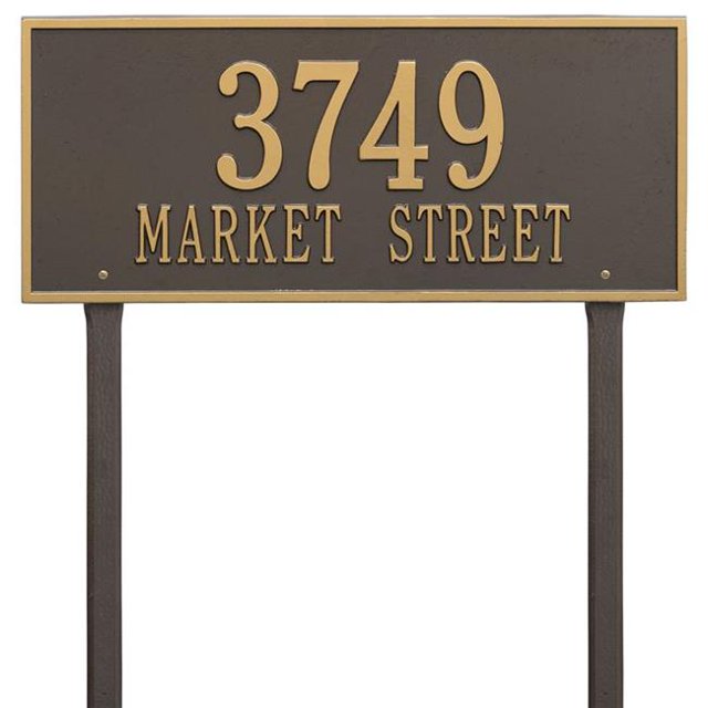 Whitehall 1327OG Hartford - Estate Lawn - Two Line- Bronze/Gold