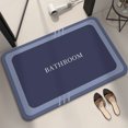 thumbnail image 4 of Bath Rug- Super Absorbent Quick Dry- Rubber Backing Non Slip-Washable Bathroom Floor Mats-Shower Rug For In Front Of Bathtub-Shower Room -16x24-, 4 of 6