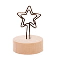 thumbnail image 2 of pdqouc Wooden Card Holders Wire Shape Table Photo Holder for Wedding Party Gatherings office Desk Versatile Desk Accessory for a touch of Class and Organization, 2 of 5