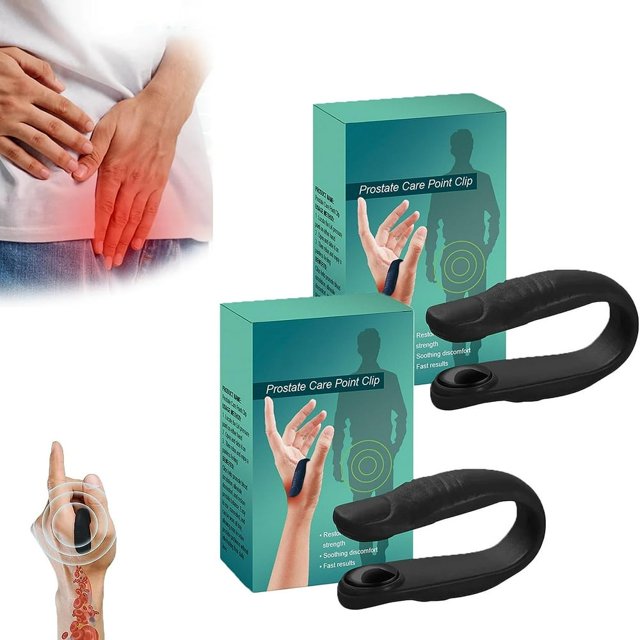 PENGXIANG Pince pour Points de Soins de la Prostate Pince pour Points d'Acuplus d'Acupression Pression Manuelle Soulage l'Inconfort de la Prostate Soulagement Sans Effort de la Migraine Soins des Reins