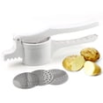 thumbnail image 4 of Potato Masher Stainless Steel,Masher Kitchen Tool,Household Kitchen Multifunctional Stainless Steel Manual Potato Masher Masher Kitchen Small Tools,Stainless Steel Dishwasher,Small Kitchen Cabinet, 4 of 9