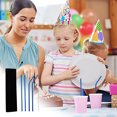 thumbnail image 1 of Meitianfacai 304 Color Metal Stainless Steel Straws Portable Set Reusable Bar Drinks Milk Tea Straws 5pc, 1 of 4
