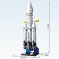 thumbnail image 1 of Ensemble de Blocs de Construction Centre de Lancement de Fusée Spatiale, Station Spatiale Aérospatiale et Modèle de Vaisseau Spatial, Jouet de Briques STIM de Ville Aéronautique Bricolage, Cadeau Éducatif Créatif pour Enfants, 1 of 7