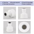 thumbnail image 3 of Unique Bargains 3/4 Inch BSP Female to 3/8 Inch OD Straight Quick Connect Water Purifier for Reverse Osmosis System 5pcs, 3 of 7