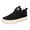 Black, variant on Platform Running Shoes foe Men Vintage Suede Flat Lace Up Skate Shoes Casual Non Slip Lightweight Sneakers Black Size 8.5