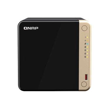 QNAP TS-464 - NAS server - 4 bays - SATA 6Gb/s - RAID RAID 0, 1, 5, 6, 10, JBOD - RAM 8 GB - 2.5 Gigabit Ethernet - iSCSI support