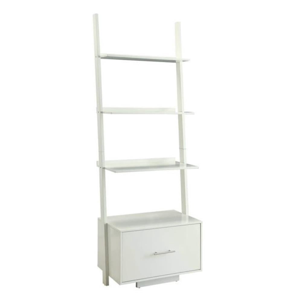 Pemberly Row Tiroir Classeur pour Livres, Fini Bois Blanc