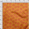 thumbnail image 3 of oneOone Polyester Spandex Orange Fabric Halloween Craft Projects Decor Fabric Printed By The Yard 56 Inch Wide, 3 of 4