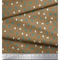 thumbnail image 3 of Soimoi Poly Georgette Fabric Brush Stroke & Salt Bottle Cartoon Print Sewing Fabric Yard 52 Inch Wide, 3 of 3
