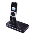 thumbnail image 2 of Bisofice D1002 US Plug 100-240V Digital Cordless Phone with 3-Line LCD, 5 Handset Registration, 3-Way Conference Calling, 16-Language Menu, 50-Entry Phone Book, Call Transfer & Intercom, 2, 2 of 6