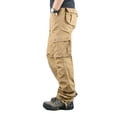 thumbnail image 1 of OmicGot Pantalon Décontracté pour Homme à Multiples Poches Pantalon en Coton Homme Grande Taille Pantalon Cargo Homme Plein Air Randonnée Randonnée Joggers Pantalon Cargo 29-44, 1 of 6