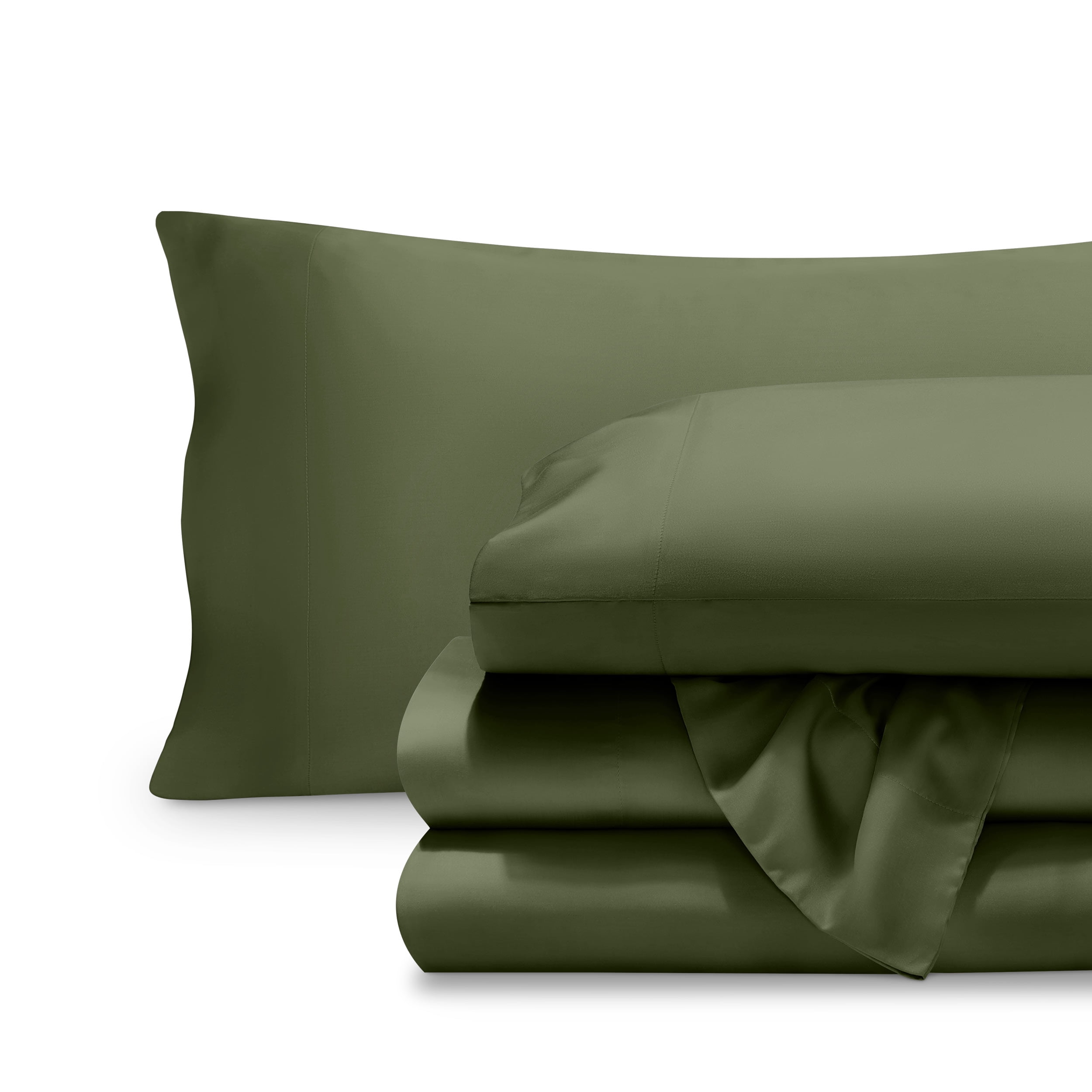 Bare Home TENCEL™ Sheet Set - Lyocell derived from Eucalyptus - Queen, Cypress