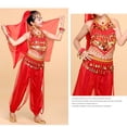 thumbnail image 4 of 2025 Kids Indian Dance Outfit Set s Performance s 2 Piece Outfits Sets, 4 of 5