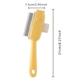 thumbnail image 3 of Pet Grooming Bear Design Deshedding Comb for Cats and Dogs - Push Button Hair Remover with Rounded Teeth for Detangling and Gentle Deshedding Suitable for Indoor & Outdoor Care, 3 of 4