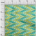 thumbnail image 1 of oneOone Polyester Lycra Fabric Chevron Kasuri Print Sewing Fabric BTY 56 Inch Wide, 1 of 4