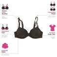 thumbnail image 3 of Maidenform Womens One Fabulous Fit 2.0 Tailored Demi Underwire Bra, 32A, 3 of 4