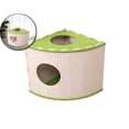 thumbnail image 1 of Lit pour Chat en Feutre en Forme d'Éventail – Grande Cachette Fermée pour Plusieurs Chats avec Conception Résistante aux Égratignures et Respirante – Toutes Saisons, outil-Free Assembly, Grotte pour Animal Gain de Place pour Dormir, 1 of 5