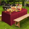 thumbnail image 4 of Solid Color Polyester Table Skirt for Banquets Weddings and Conferences, 4 of 6