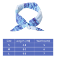 thumbnail image 4 of Dog Cooling Bandana Pet Cooling Scarf  Large  Blue, 4 of 4