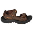 thumbnail image 3 of Orlimar Men's Hook and Loop Closure Spikeless Golf Sandal, 9 Medium Brown, 3 of 4