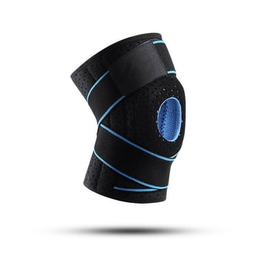 Labymos Genouillère de Sport Bande de Genou Ajustable Bandage Protecteur pour Genou avec Soutien à Ressort
