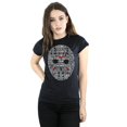 thumbnail image 2 of Friday 13th T-Shirt en Coton pour Femmes avec Masque Texte de Jason, 2 of 5