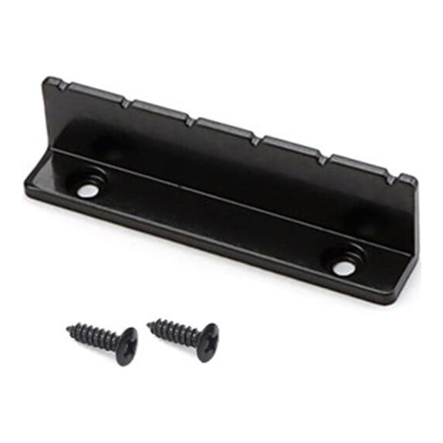 Guitar Nut L-Shaped 6 String Pillows Metal Slotted Sturdy Durable Musical Instrument Electric Bass Kit Supplies Black