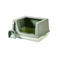 thumbnail image 2 of lionlar Bac à Litière pour Chat avec Fond Détachable Semi-Fermé Portable Anti-Odeurs Vert P, 2 of 9