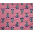 thumbnail image 4 of oneOone Tissu Polyester Lycra Imprimé Feuilles & Floral pour Couture BTY 56 Pouces de Large, 4 of 4