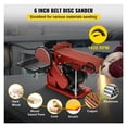 thumbnail image 2 of Belt Disc Sander 4x36inch and 6inch Disc, Benchtop Disc Belt Sander 375W Powerful Bench Sander For Woodworking ,Long Lasting, 2 of 6