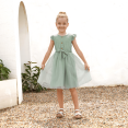 thumbnail image 2 of PatPat Family Matching Button Half Placket Ruched Tank Dresses and Colorblock Polo Neck T-shirts Sets, 2 of 4