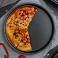 thumbnail image 2 of yulier Pizza Pan 10" Round Stainless Steel Pizza Tray Non-Stick Baking Tray Oven Bakeware for Kitchen Baking, Serving Tray, 2 of 9