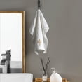 thumbnail image 4 of Qaailabf 13x13 Inch Square Face Towel Cotton Blend Quick Dry Bath Towel Ultra Soft Absorbent Wash Cloth for Bathroom Spa Hotel Home Daily Use, Machine Washable Single pcs White Orange Gray Blue Dark, 4 of 6