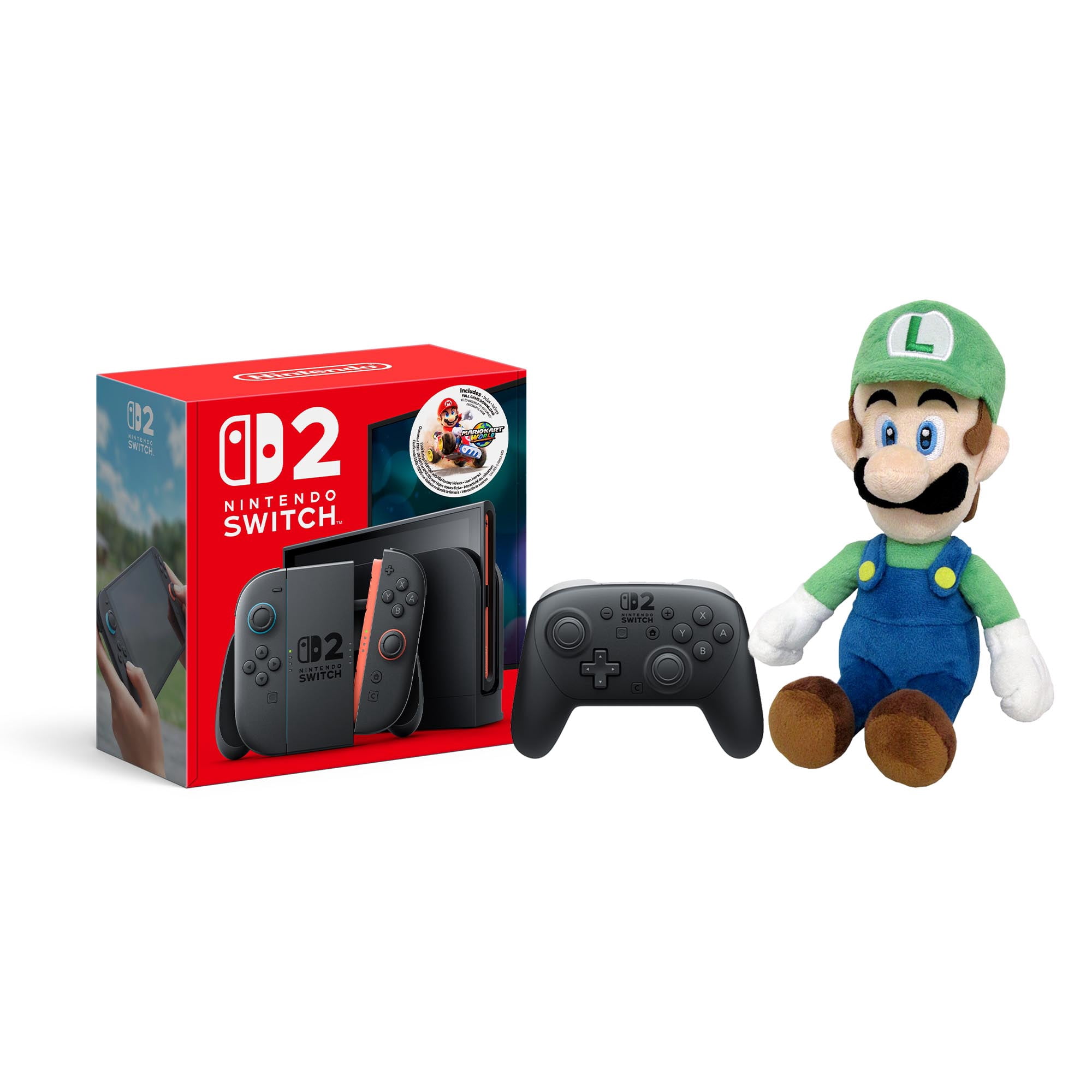 Switch Nintendo Switch &proコントローラセット Nintendo Switch™ 2 + Mario Kart™ World Bundle PLUS Nintendo Switch