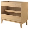 thumbnail image 4 of Pemberly Row 35" MDF and Particleboard Bathroom Vanity Cabinet in Oak, 4 of 8