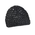 thumbnail image 2 of Esquirla Mesh Crochet Hair Net Curls Hair Wrap Lightweight Soft Elastic Crocheted Cap Black, 2 of 8