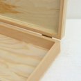 thumbnail image 4 of Wooden Box Storage Crate Gift Idea Jewelry Keepsake Natural Wood Gift Box, 4 of 7