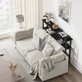 thumbnail image 3 of Narrow Console Table, 2-Tier Couch Table Behind Sofa, Small Entryway Table with Storage Display Shelves, for Hallway, Foyer, Living Room, Bedroom, 3 of 7
