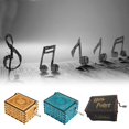 thumbnail image 2 of Home Classic Harry Potter Music Box Creative Hand-Cranked Wooden Music Box black, 2 of 6