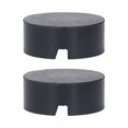 thumbnail image 2 of Universal Jack Pad, Compression Resistant Rubber Jack Pad Slotted 2Pcs Medium Size 8mm Slot Width  For Car, 2 of 8