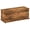 Rustic Brown, variant on HOMCOM Lift Top Storage Chest with 2 Safety Hinges, Flip-Top Lid, White