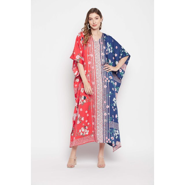 Oussum Robes Caftans pour Femmes Grande Taille en Polyester Imprimé Long Caftan Maxi en Ligne