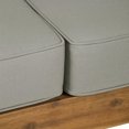 thumbnail image 2 of 52" Modern Patio Loveseat - Brown, 2 of 6