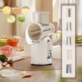 thumbnail image 1 of LSLJS Rotary Graters with Handle 5 In 1 Gourmets Cheese Graters Vegetables Slicers Manual Food Slicers with 5 Sets Replaceable Stainless Blades and Strong Suction, 1 of 9