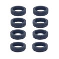 thumbnail image 1 of Xingzhi 10 Pcs/ensemble Housse de Protection pour Roulettes de Valise à Grand Compatibilité et Noir Doux, 1 of 6