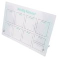 thumbnail image 2 of KAKOWELY Dry Erase Boards 1 Set Of Table Board Planner Board Dry Erase Board To Do List Planner Desktop Memo Board Monthly Planner Fridge Magnet Fridge Board Magnetic, 2 of 4