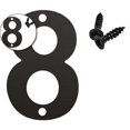 thumbnail image 1 of Dvruxg Metal Door Numbers, Home Address Numbers, Metal Outdoor Mailbox Number, Address Letters, Modern Metal Numbers Letters for Homes, Apartments, Hotels, Garages, Farms (3.5 Inches), 1 of 3