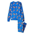 thumbnail image 2 of George Boys' Two Piece Velour Pajama Set, 2 of 2